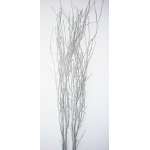 Silver Glittered Birch Branches